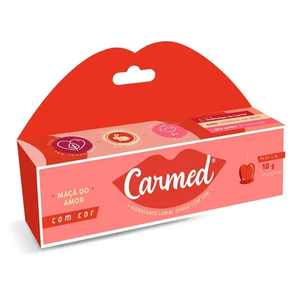 16219 - Hidratante Labial Maca do Amor com cor 10g Carmed 16219 - Hidratante Labial Maca do Amor com cor 10g Carmed